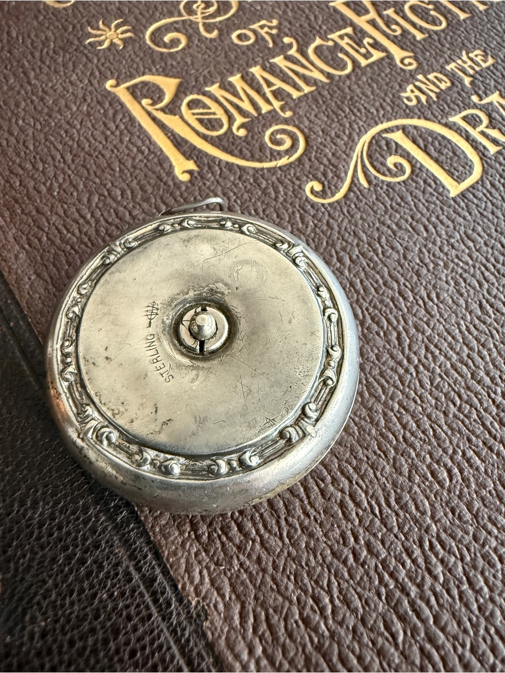 Antique Lufkin Sterling Silver Tape Measure for Tailor -Sewing